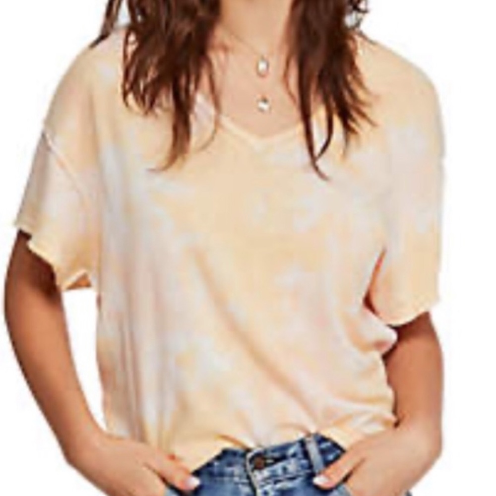 New Free People Tie Dye T-Shirt